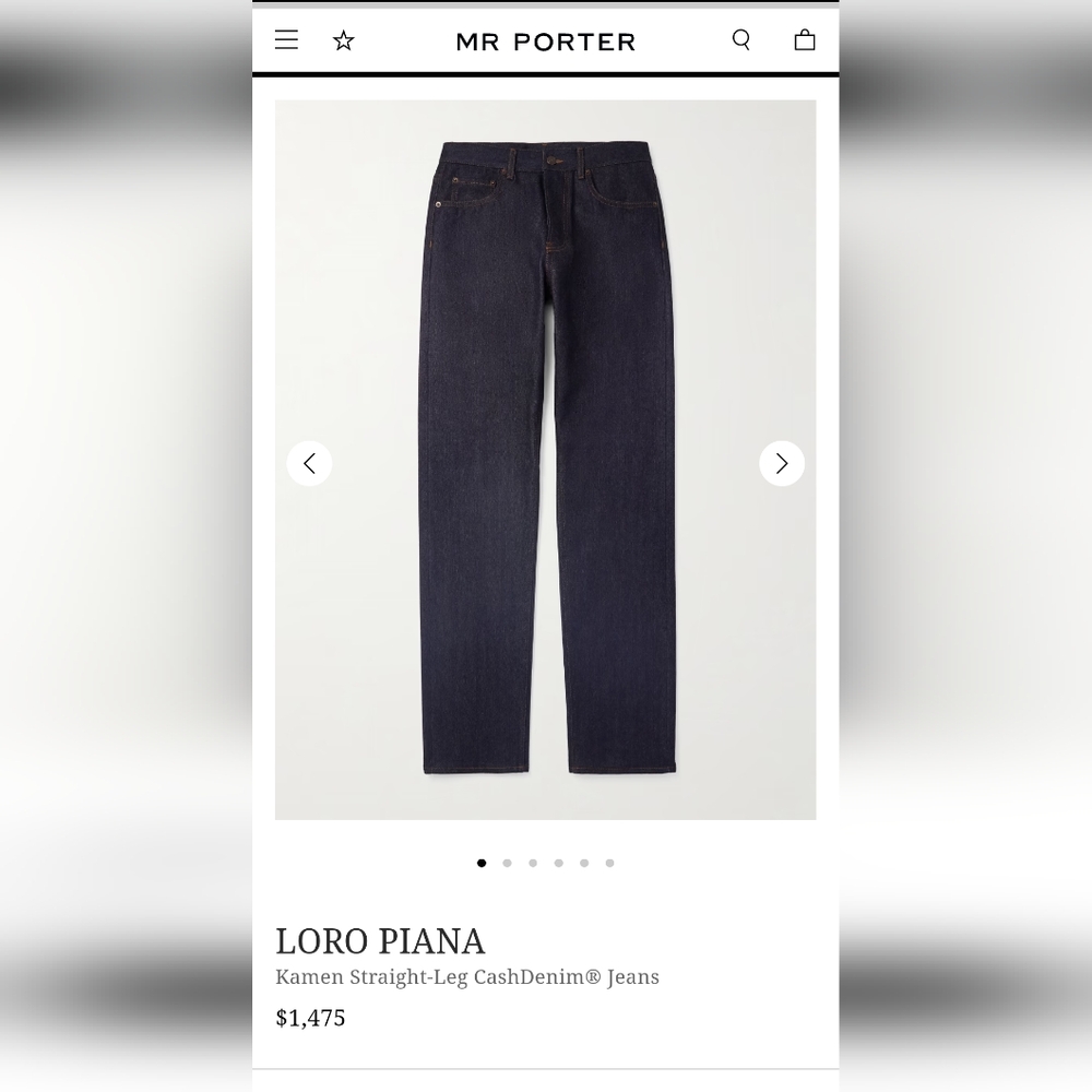 Men's Classic Blue Jeans